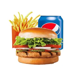 Grilled Chicken Burger - Meal